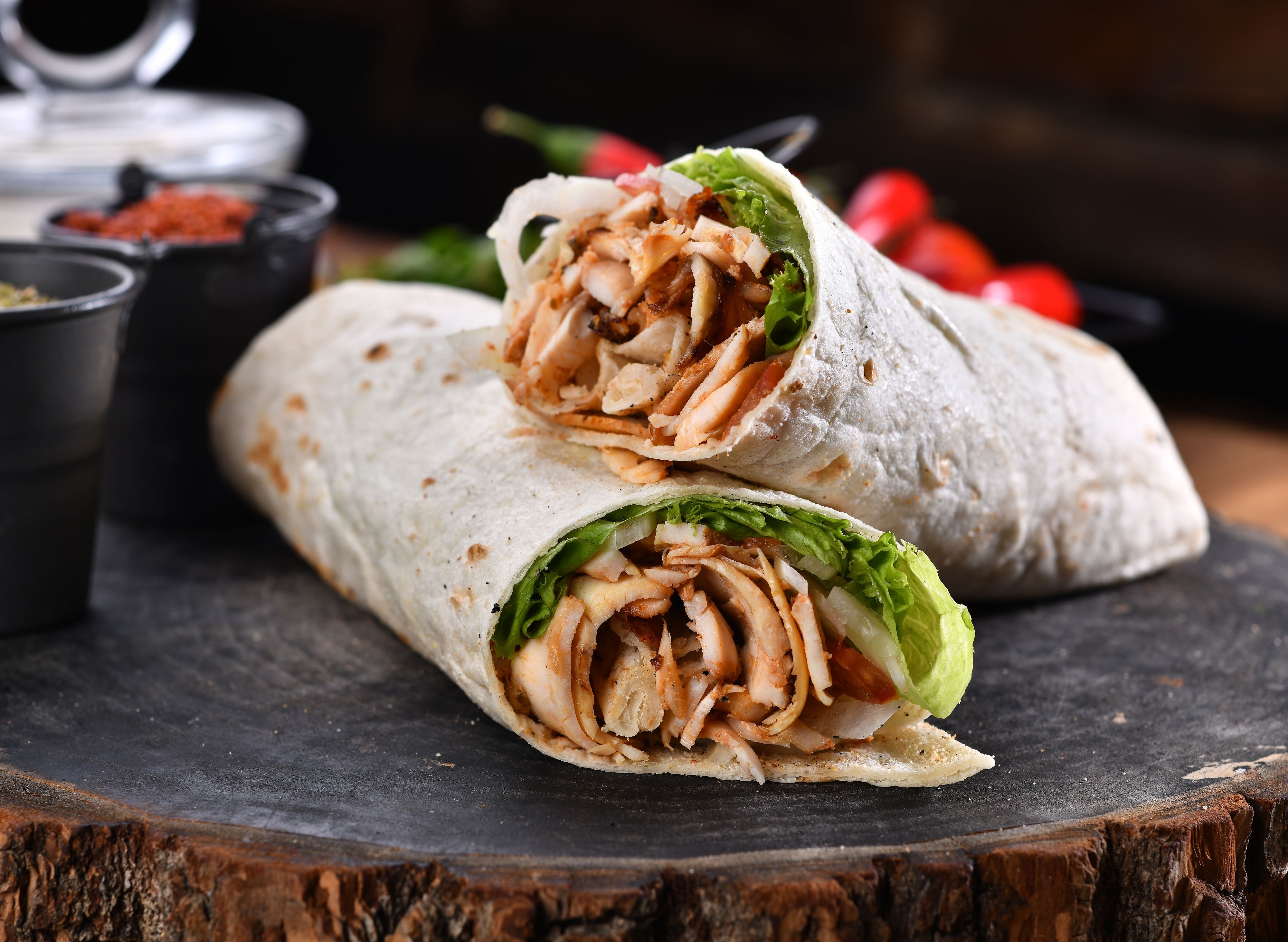Tavuk Döner Dürüm 100 Gr